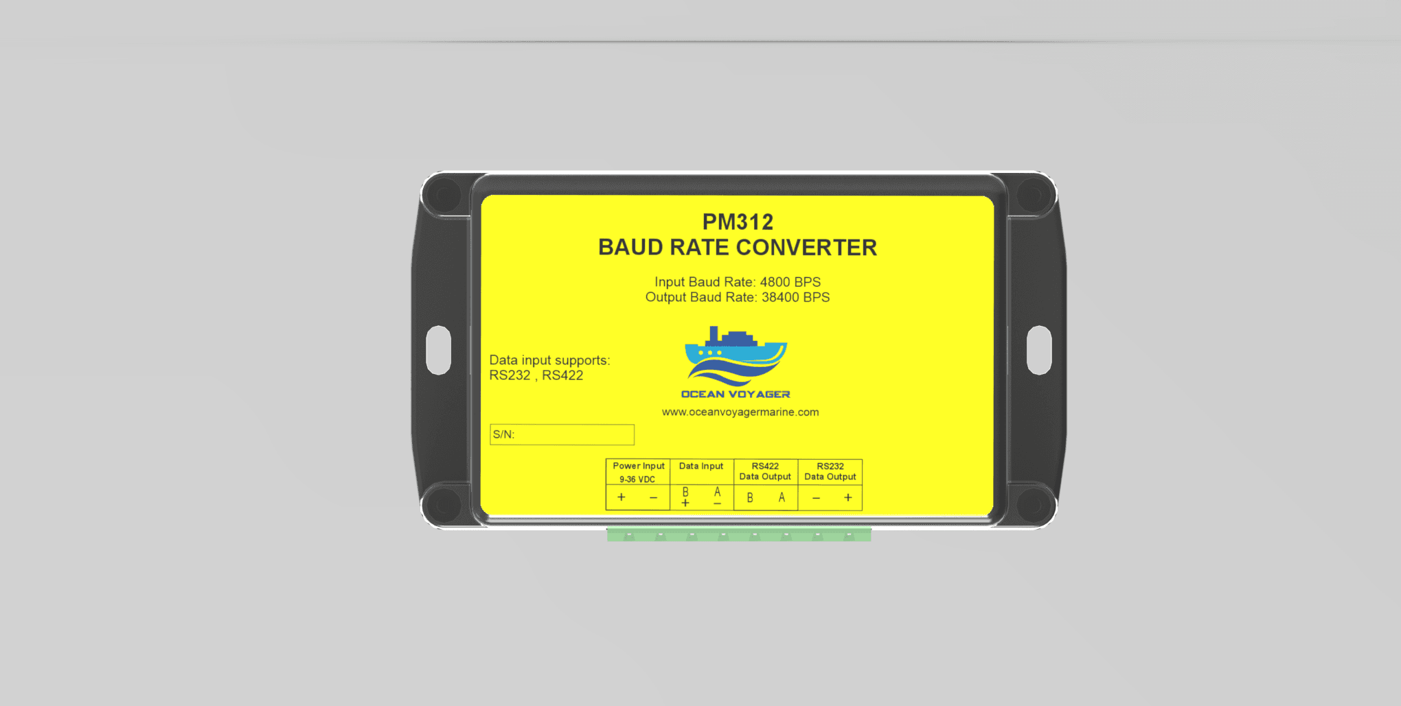 Baud Rate Converter (PM312) — 1/2